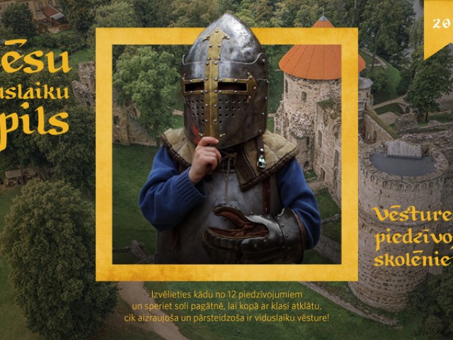 Cēsu pils vēstures piedzīvojums skolēniem
