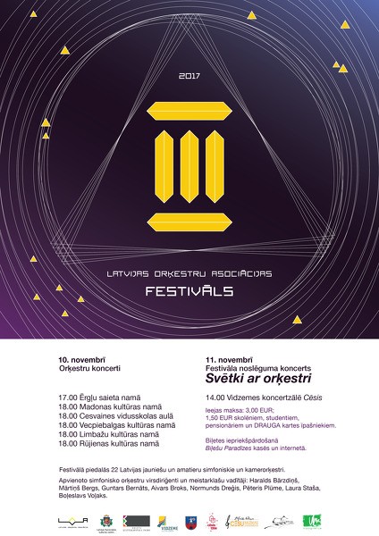 III Latvijas orķestru asociācijas festivāls