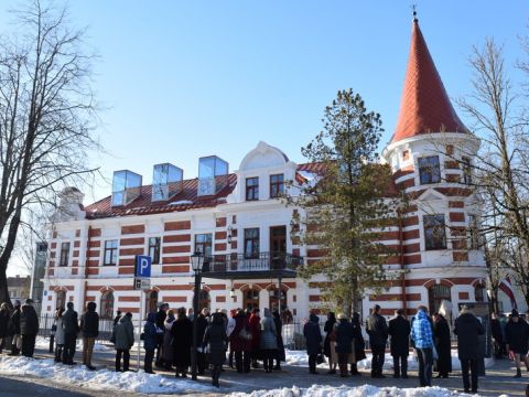 Rekonstruētās bibliotēkas atklāšana 17.02.2015.