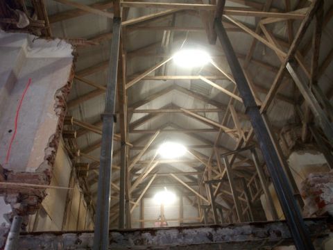 Cēsu bibliotēkas renovācija februārī