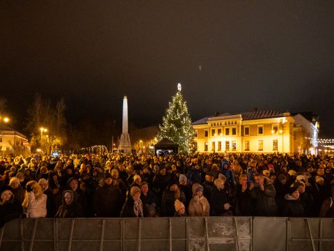 2024.gada sagaidīšana Cēsīs