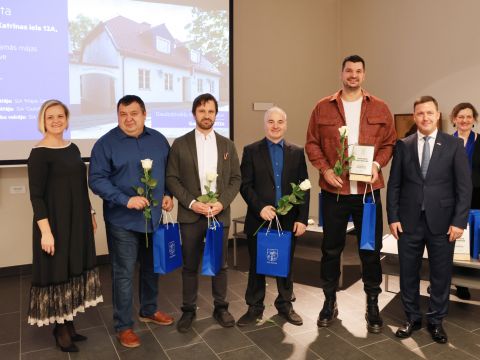 Konkursu "Gada būve Cēsu novadā" un "Par skaistāko Cēsu novada dārzu un sakoptāko teritoriju" laureātu sveikšana 2024