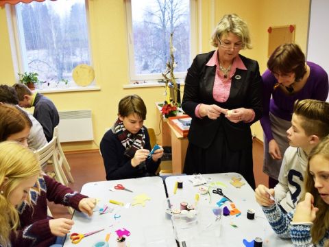 Ahimas skolēni viesojas Rāmuļos