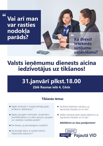 VID tikšanās ar iedzīvotājiem Cēsīs