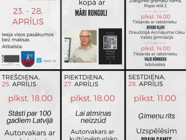Bibliotēku nedēļa Cēsīs