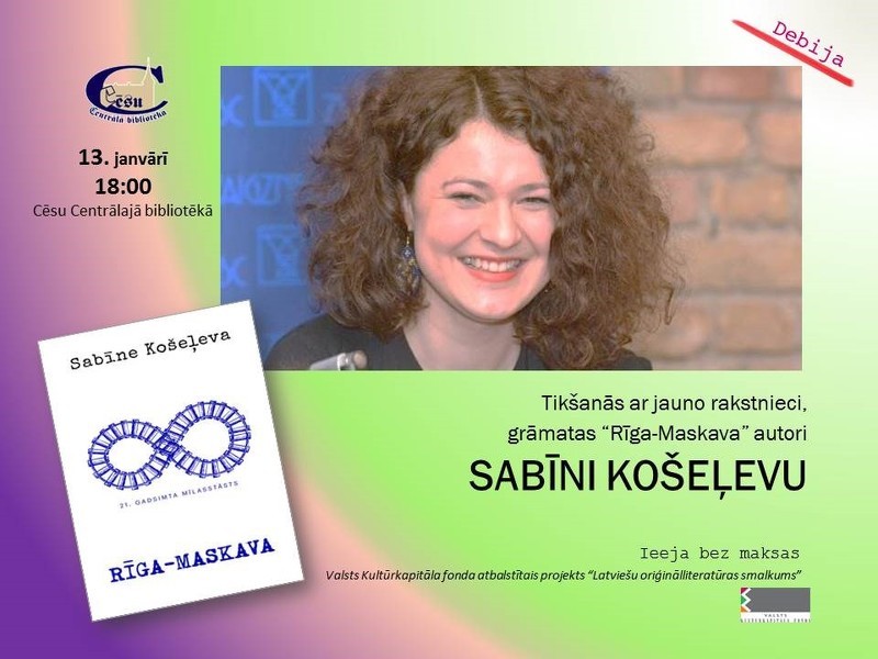 Tikšanās ar rakstnieci Sabīni Košeļevu