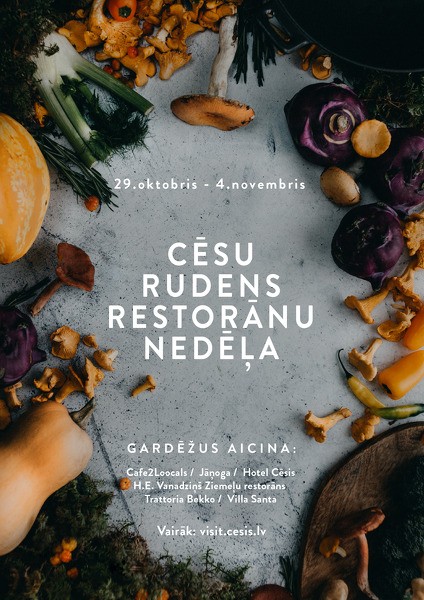Cēsu rudens restorānu nedēļa
