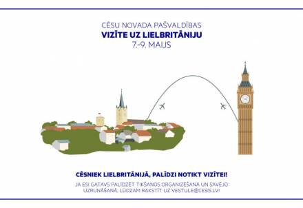 Cēsis brauc ciemos pie savējiem Lielbritānijā!
