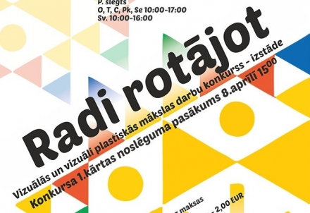 Bērnu mākslas darbu konkurss – izstāde “Radi rotājot"