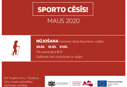 Nūjošanas nodarbības maijā