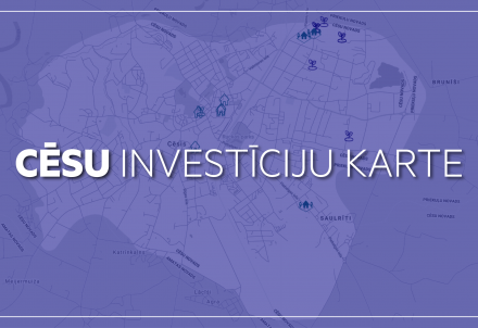 Tapusi Cēsu novada investīciju karte