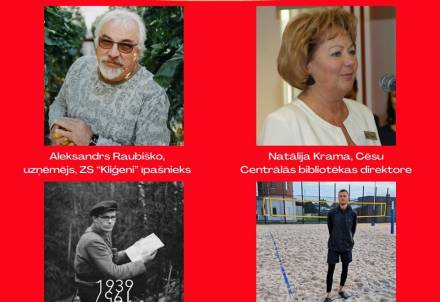 Aicinām iedzīvotājus balsot par "Cēsnieks 2020" titula ieguvēju