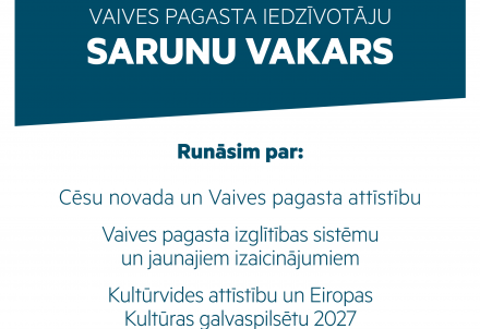 PĀRCELTS Vaives pagasta iedzīvotāju sarunu vakars