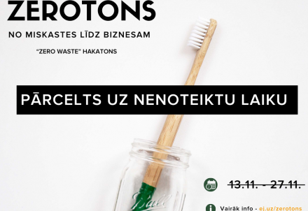 “Zerotons" jeb “zero waste" biznesa ideju hakatons jauniešiem PĀRCELTS