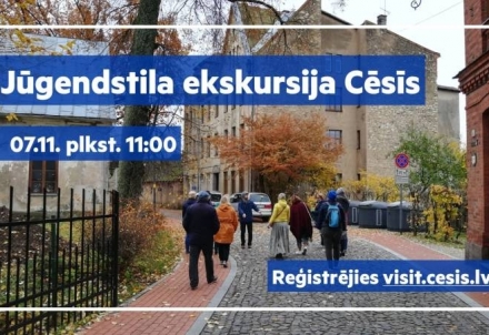 Bezmaksas ekskursijā pa jūgendstila maršrutu Cēsīs