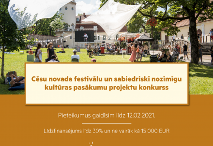 Cēsu novada festivālu un sabiedriski nozīmīgu kultūras pasākumu projektu konkurss