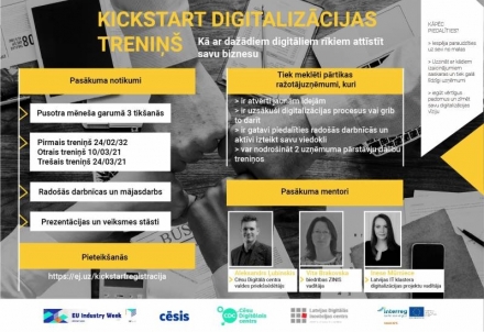 Vidzemes pārtikas ražotāji aicināti pieteikties digitalizācijas treniņam