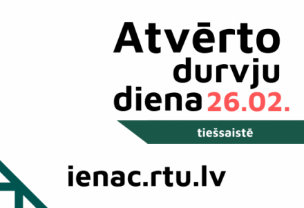 Atvērto durvju dienas RTU Cēsu studiju un zinātnes centrā