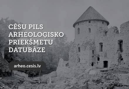 Cēsu pils arheoloģisko priekšmetu datubāze