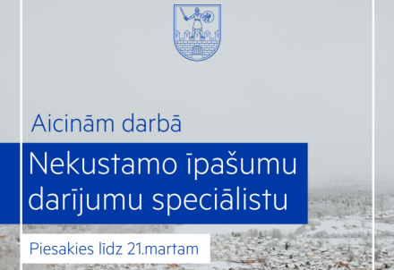 Aicina darbā nekustamo īpašumu darījumu speciālistu
