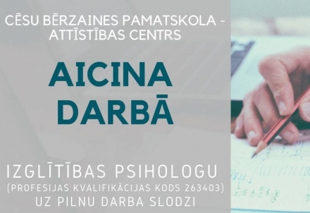Aicina darbā izglītības psihologu