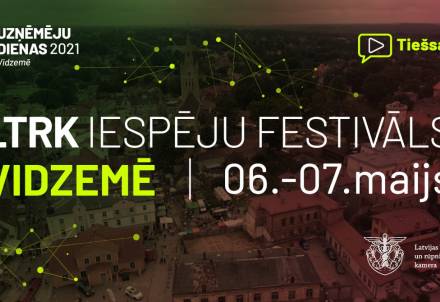 Sākusies pieteikšanās virtuālam Iespēju festivālam "Uzņēmēju dienas Vidzemē 2021"