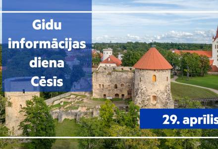 Informācijas diena gidiem šogad notiks tiešsaistē 29. aprīlī