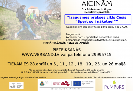 Cēsīs norisināsies izaugsmes prakses cikls 5.-9.klašu skolēniem