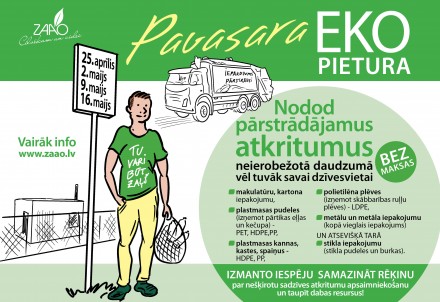 Svētdien nodod pārstrādājamos atkritumus bez maksas