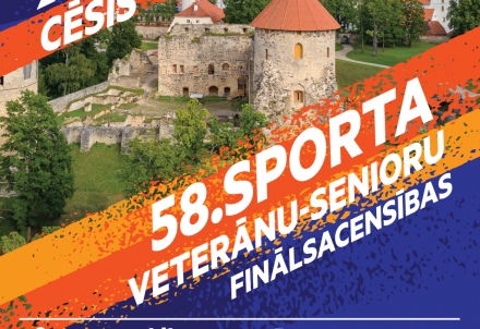 Cēsīs notiks 58.sporta veterānu-senioru finālsacensības
