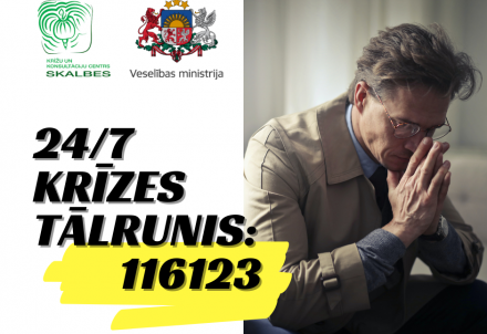 Psihoemocionālā atbalsta tālrunis 116123 pieaugušajiem