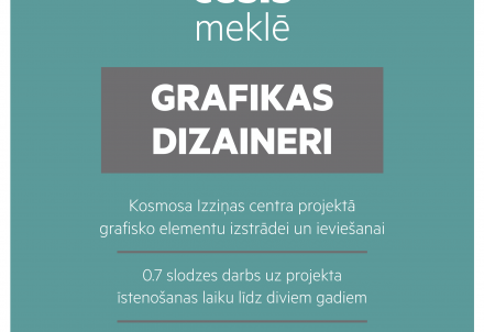 Cēsu novada pašvaldība aicina darbā grafikas dizaineri (darbs uz projekta īstenošanas laiku līdz diviem gadiem)