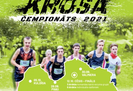 Jaunieši tiek aicināti piedalīties Latvijas Skolu krosa čempionātā