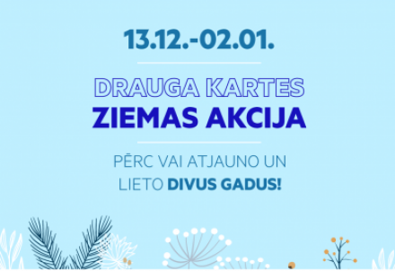 Cēsu Drauga kartes ziemas akcija