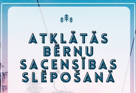 Atklātās bērnu slēpošanas sacensības