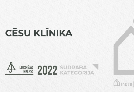 Cēsu klīnika iegūst sudrabu “Ilgtspējas indeksā"