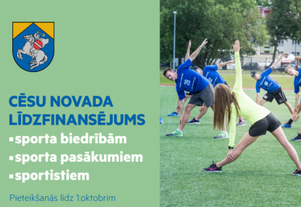 Aicina sportistus un sporta organizatorus pieteikties līdzfinansējumam
