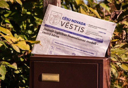 "Cēsu Novada Vēstis" ik mēnesi katrā novada pastkastē