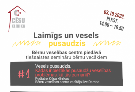 Tiešsaistes seminārs vecākiem “Laimīgs un vesels pusaudzis"