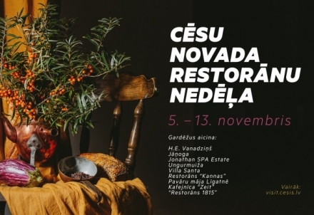 Cēsu novada restorānu nedēļa 2022