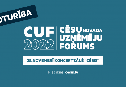 Cēsu novada uzņēmēju forums notiks 25.novembrī