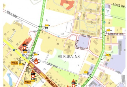 Saistībā ar remontdarbiem 9.novembrī slēgs posmu Piebalgas ielā