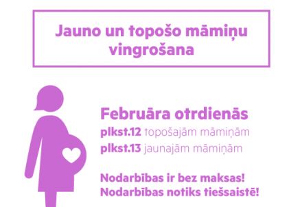 Bezmaksas nodarbības jaunajām un topošajām māmiņām