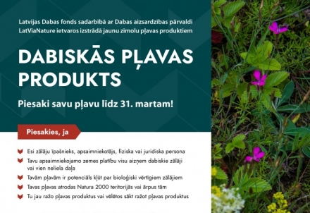 Pļavu īpašniekus aicina pieteikties jaunam dabisko pļavu produktu zīmolam