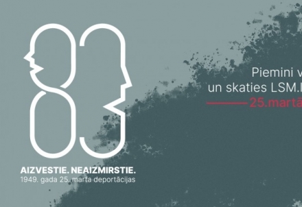 Ar piemiņas pasākumu "Aizvestie. Neaizmirstie." pieminēs 1949.gada 25.marta deportācijas
