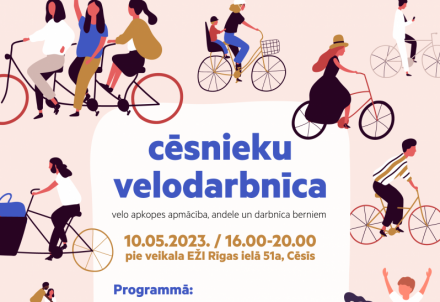 Velo apkopes apmācības un darbnīcas cēsniekiem