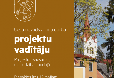 Pašvaldība aicina darbā projektu vadītāju