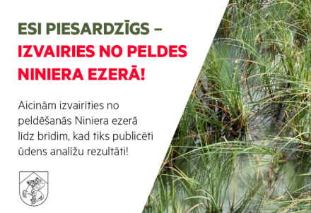 Esi piesardzīgs – izvairies no peldes Niniera ezerā!