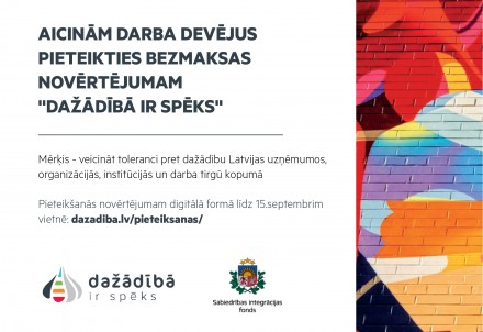 Sabiedrības integrācijas fonds aicina piedalīties novērtējumā "Dažādībā ir spēks"