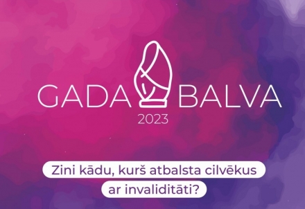 Aicinām pieteikt labo darbu darītājus balvai "Gada balva cilvēku ar invaliditāti atbalstam"